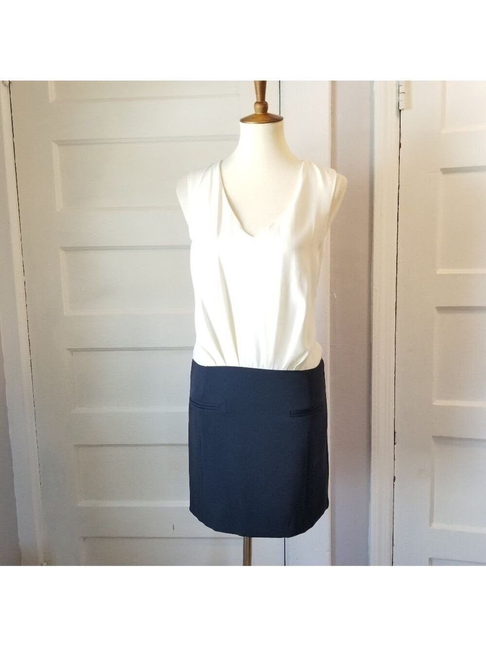 H&M Colorblock Sleeveless Dress, Size 4